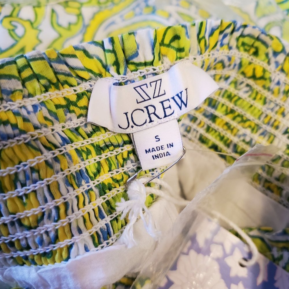 J. Crew SZ Blockprints Paisley Dress - Picture 6 of 11